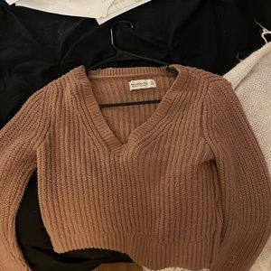 pink sweater abercrombie and fitch